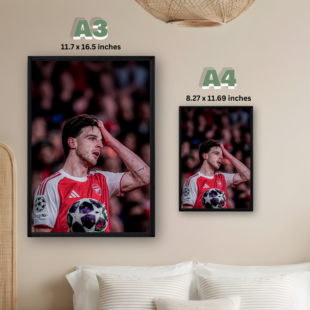Declan Rice Poster – Modern Room Decor