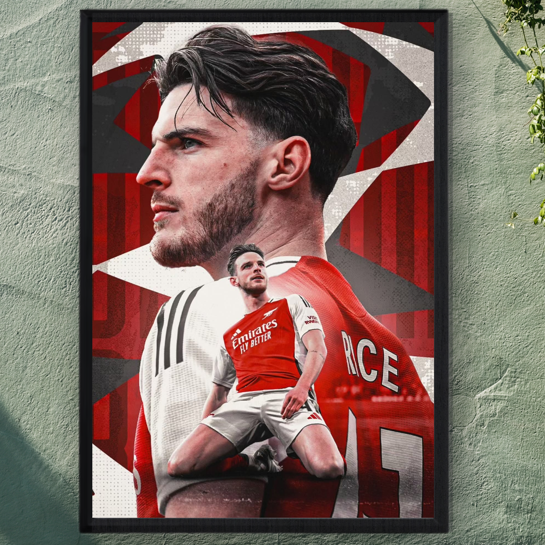 Declan Rice Framed Poster – Premium Wall Art