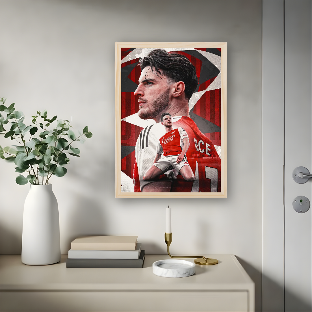 Declan Rice Framed Poster – Premium Wall Art