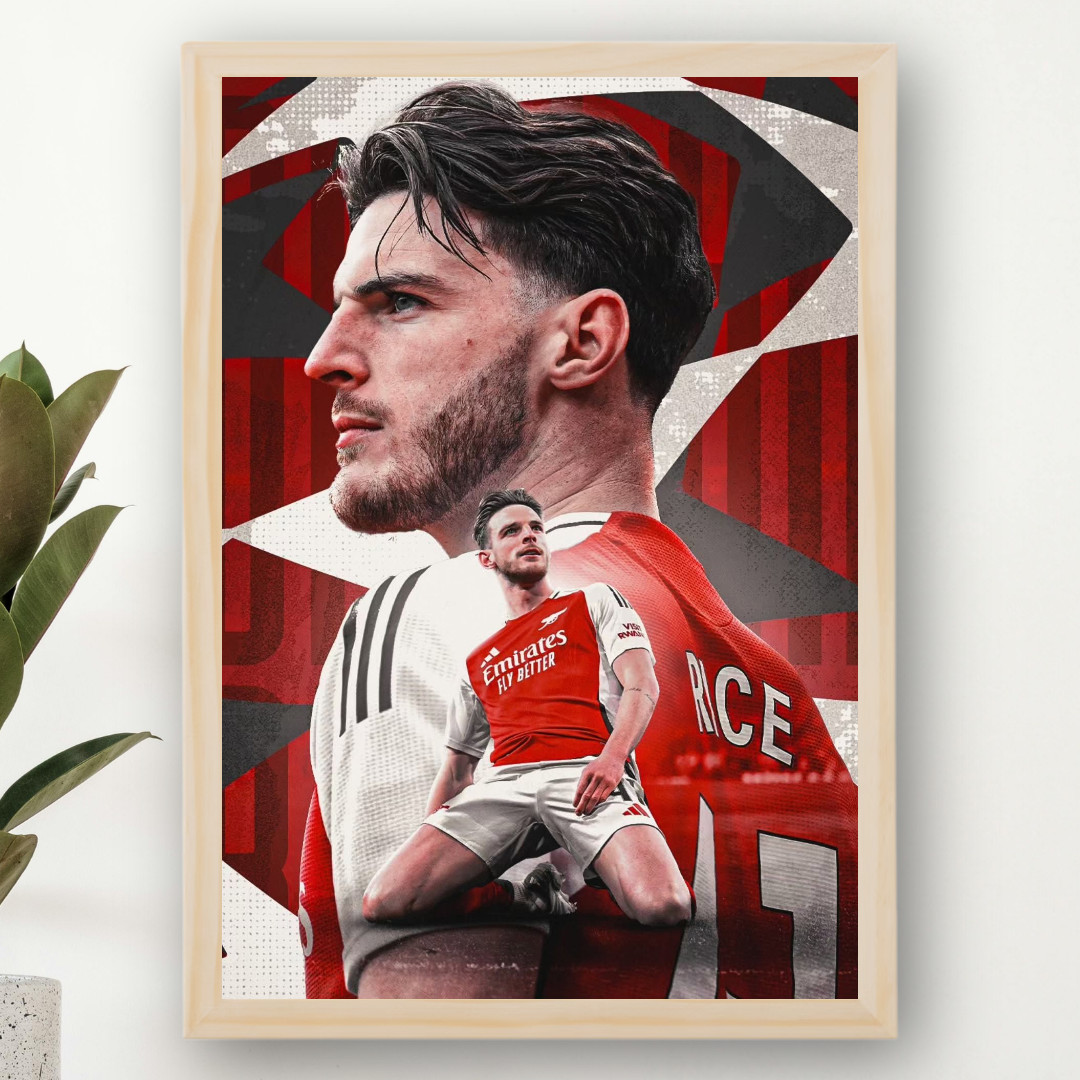 Declan Rice Framed Poster – Premium Wall Art