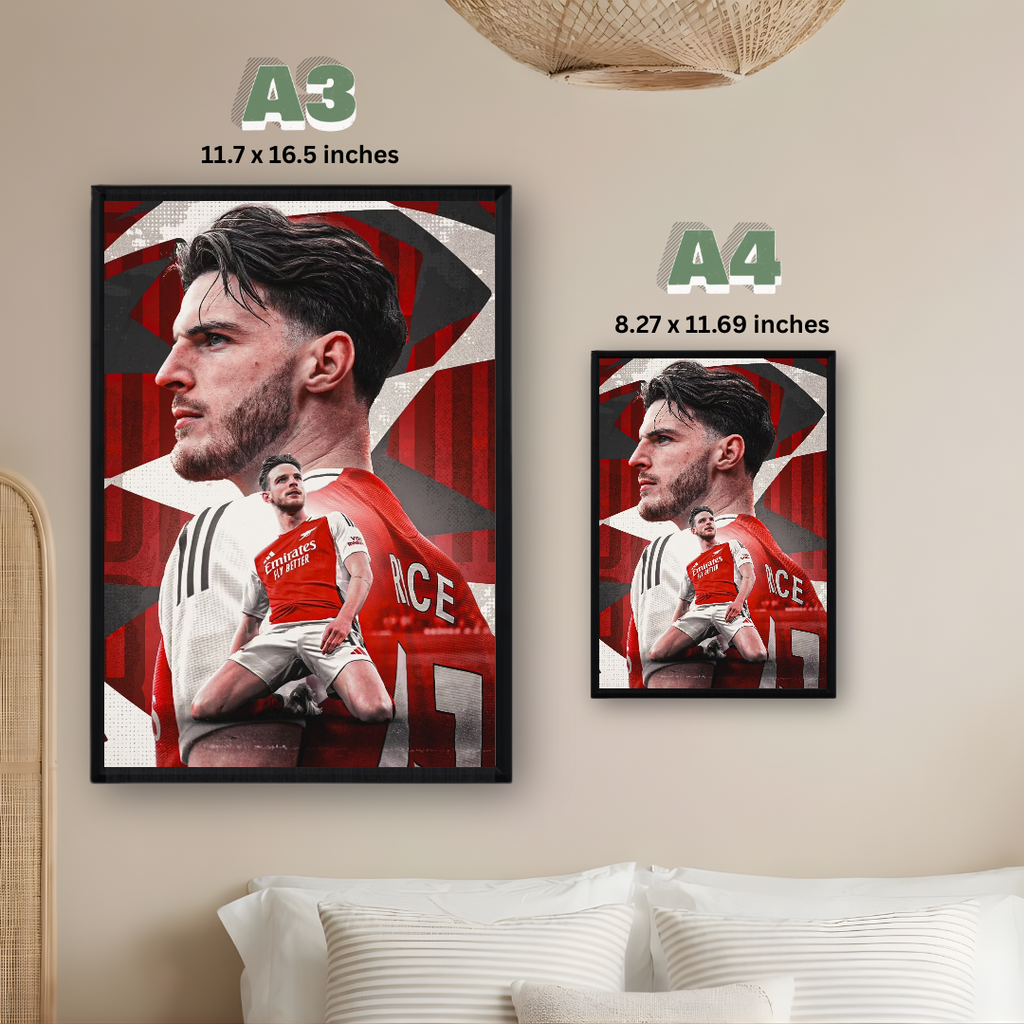 Declan Rice Framed Poster – Premium Wall Art