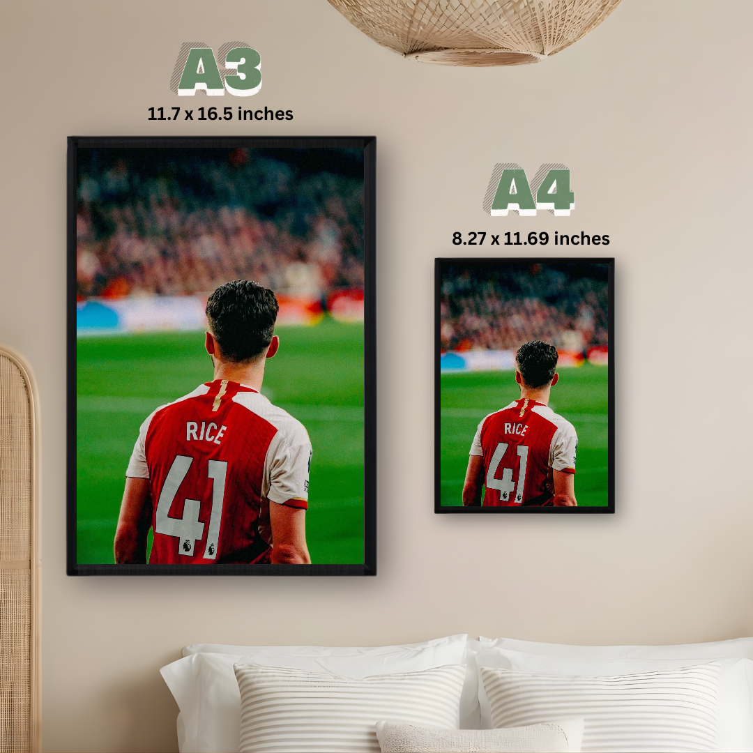 Declan Rice Framed Poster – Premium Wall Art