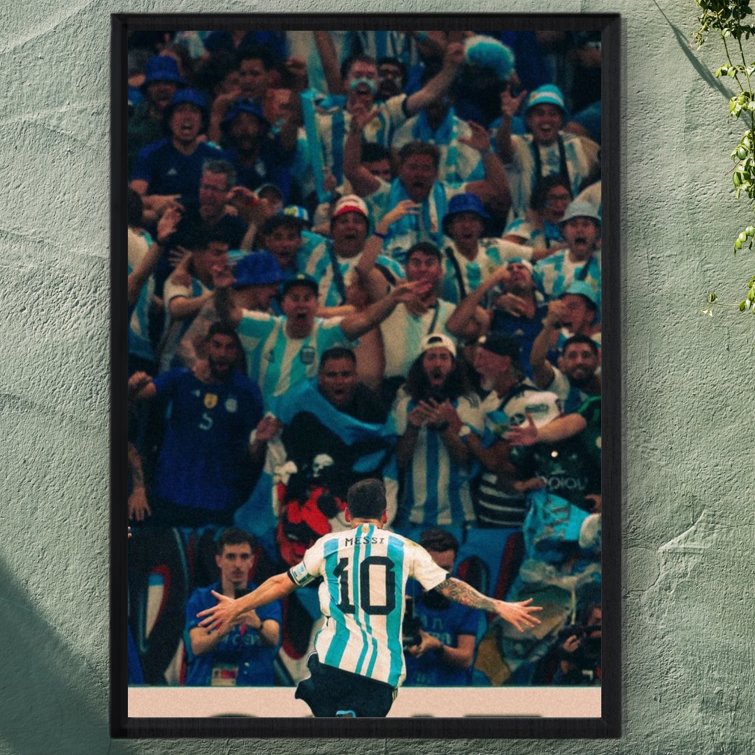 Lionel Messi Framed Poster – Premium Wall Art