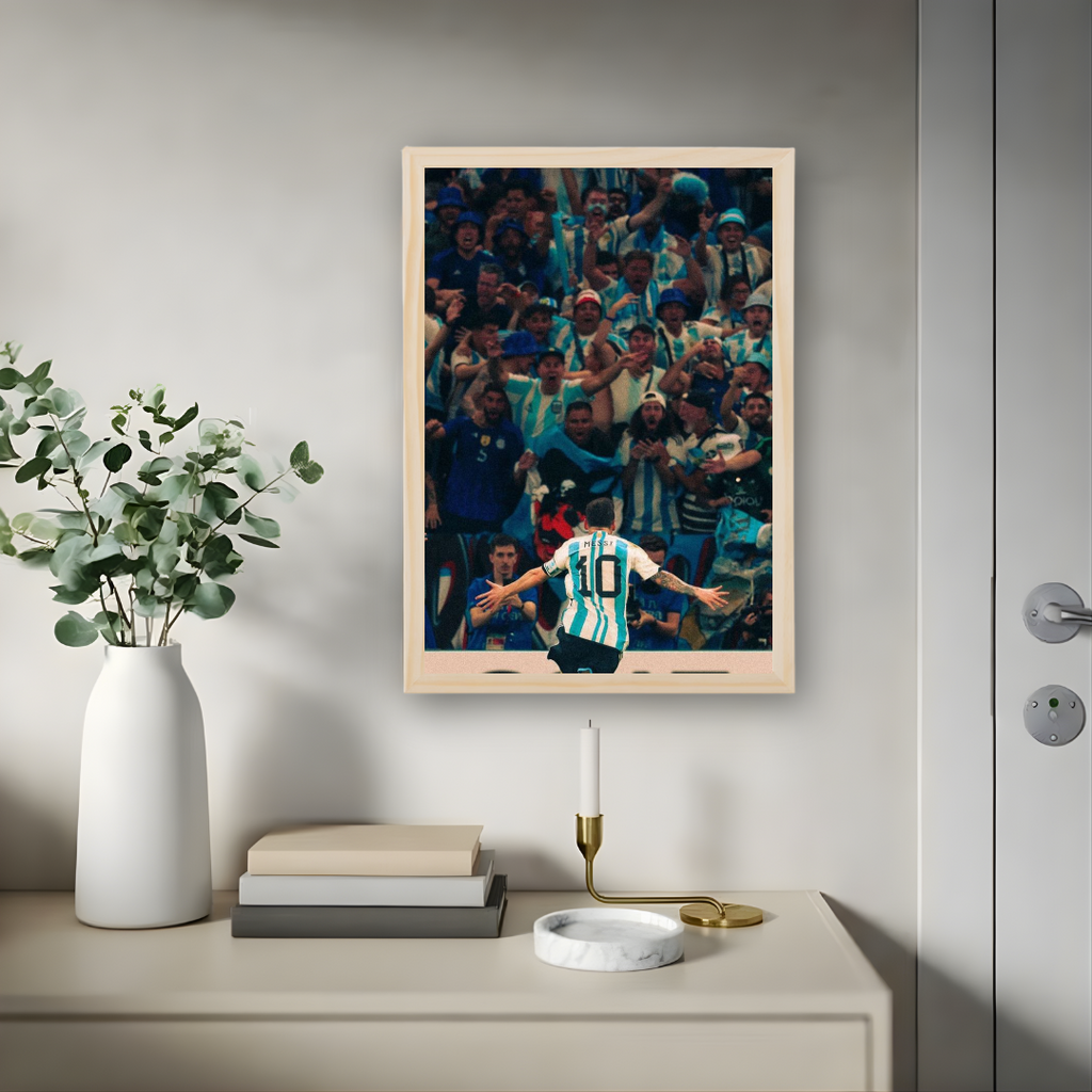 Lionel Messi Framed Poster – Premium Wall Art