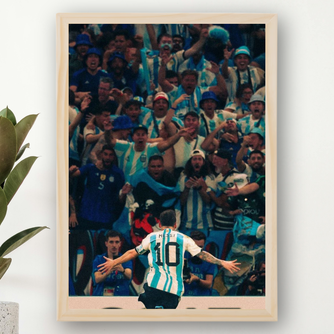 Lionel Messi Framed Poster – Premium Wall Art