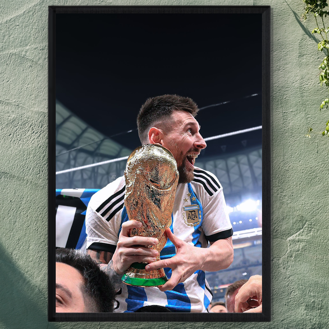Lionel Messi Framed Poster – Premium Wall Art