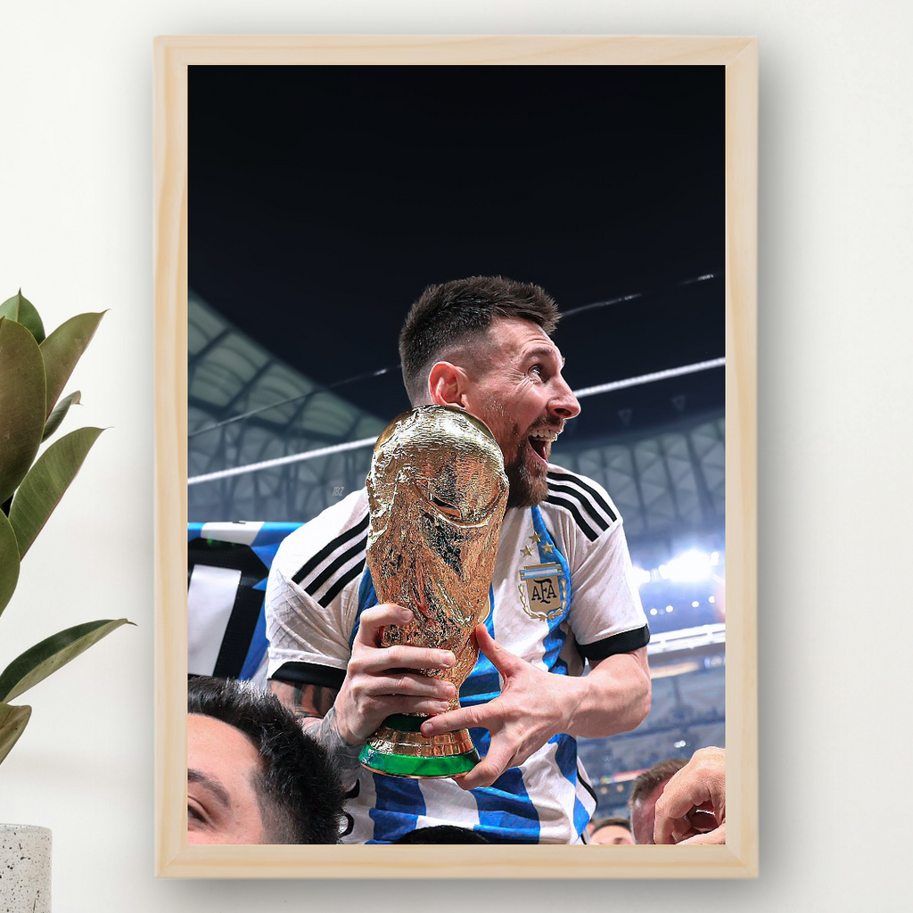 Lionel Messi Framed Poster – Premium Wall Art