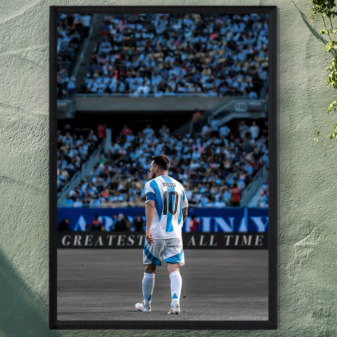 Lionel Messi Framed Poster – Premium Wall Art