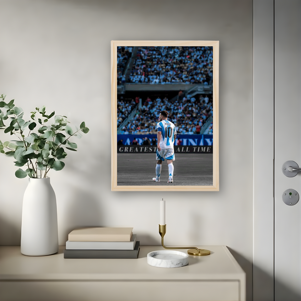 Lionel Messi Framed Poster – Premium Wall Art