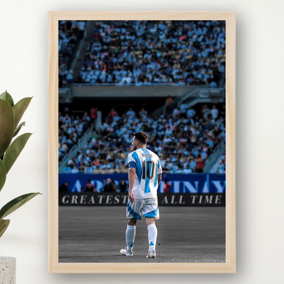 Lionel Messi Framed Poster – Premium Wall Art