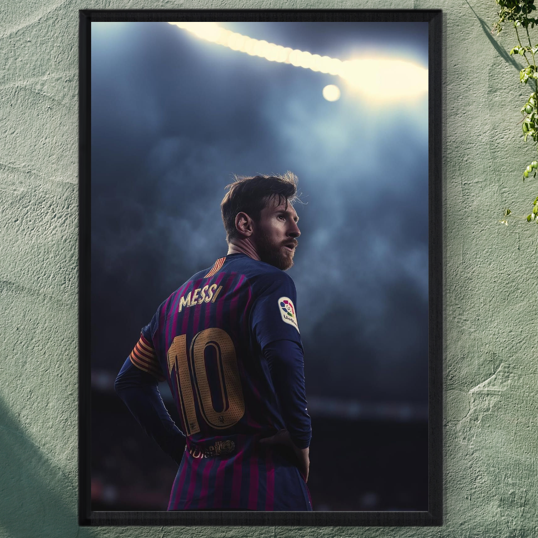 Lionel Messi Framed Poster – Premium Wall Art