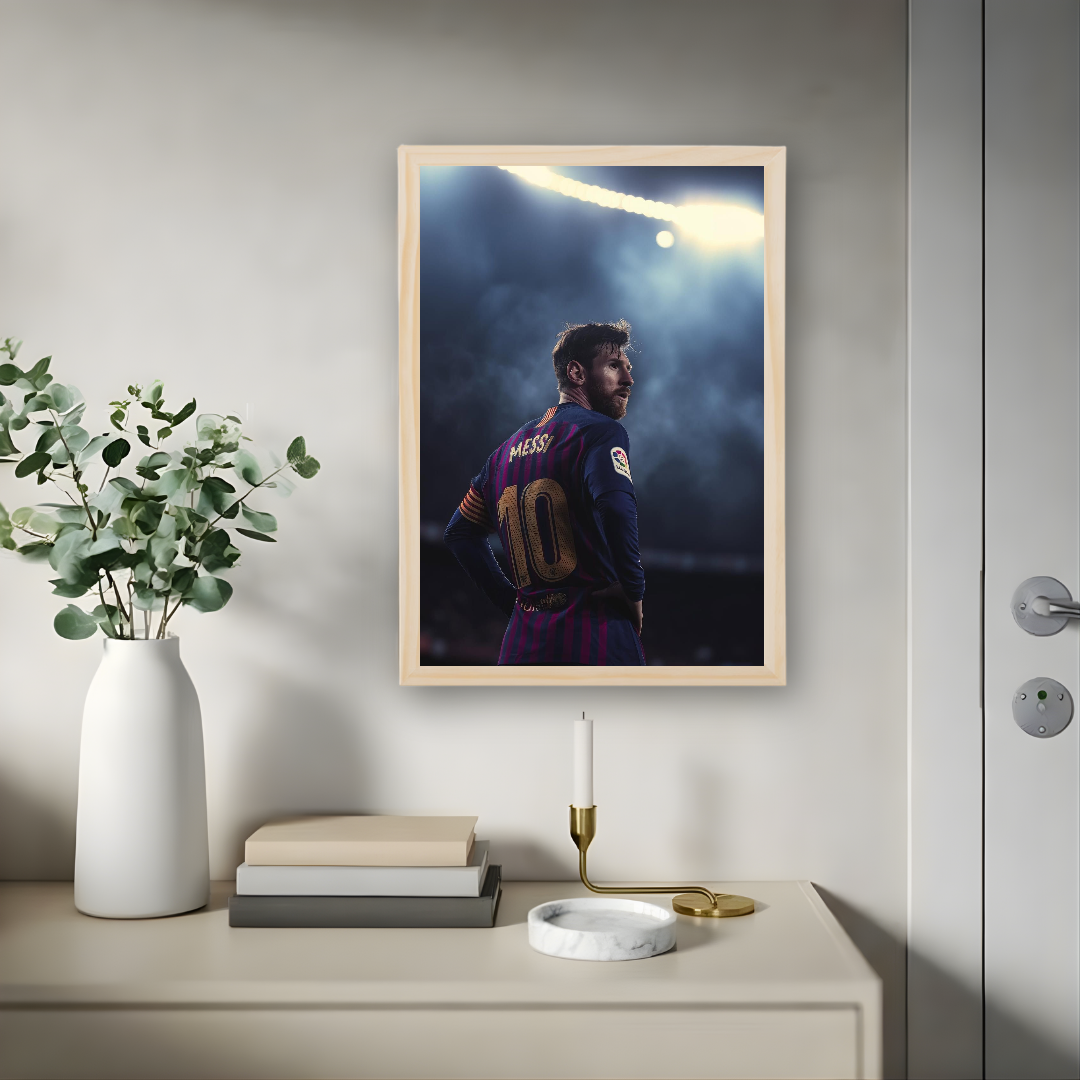 Lionel Messi Framed Poster – Premium Wall Art