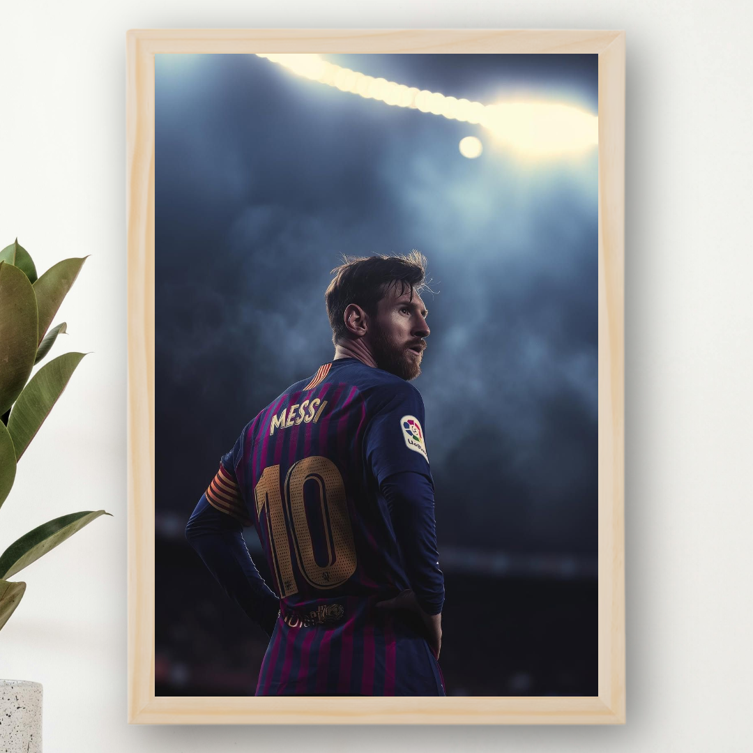 Lionel Messi Framed Poster – Premium Wall Art