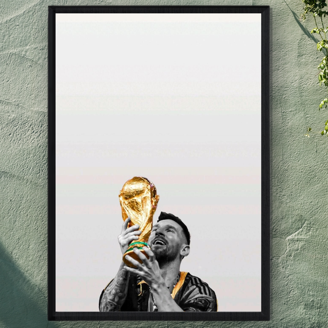 Lionel Messi Framed Poster – Premium Wall Art