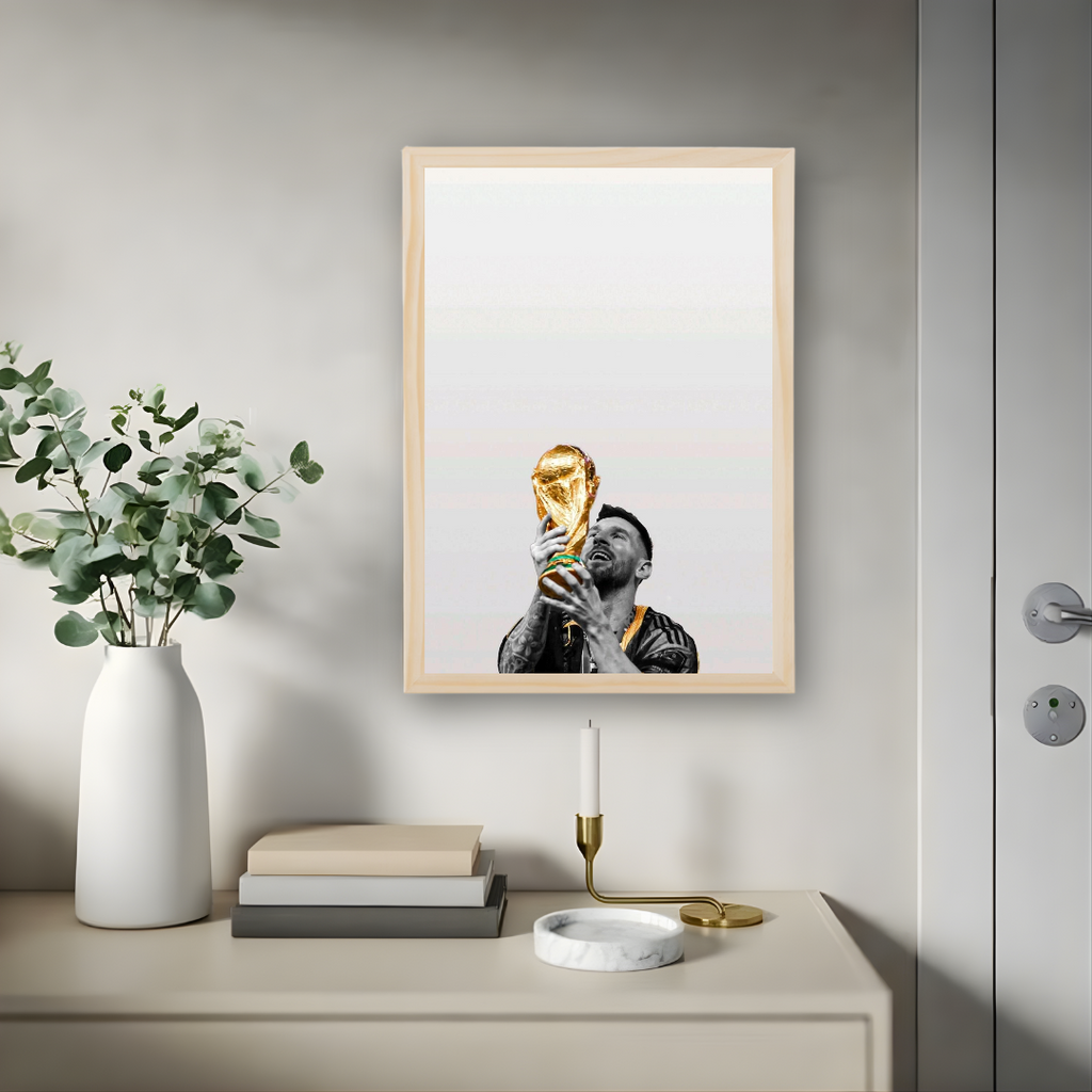Lionel Messi Framed Poster – Premium Wall Art