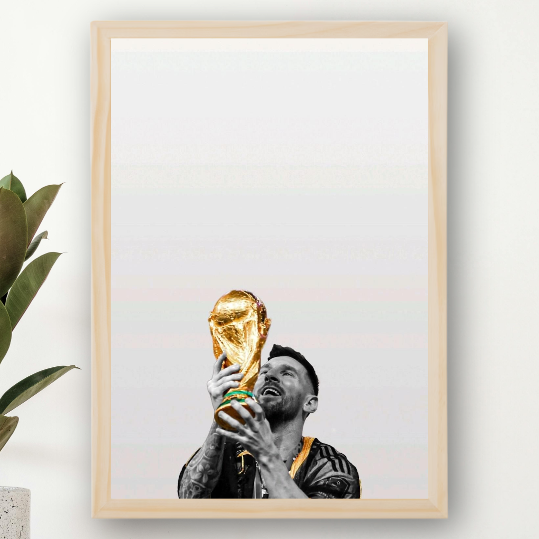 Lionel Messi Framed Poster – Premium Wall Art