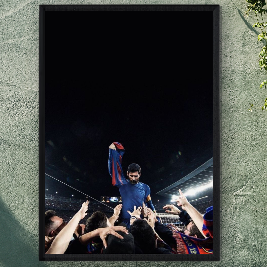 Lionel Messi Framed Print – Aesthetic Wall Decor