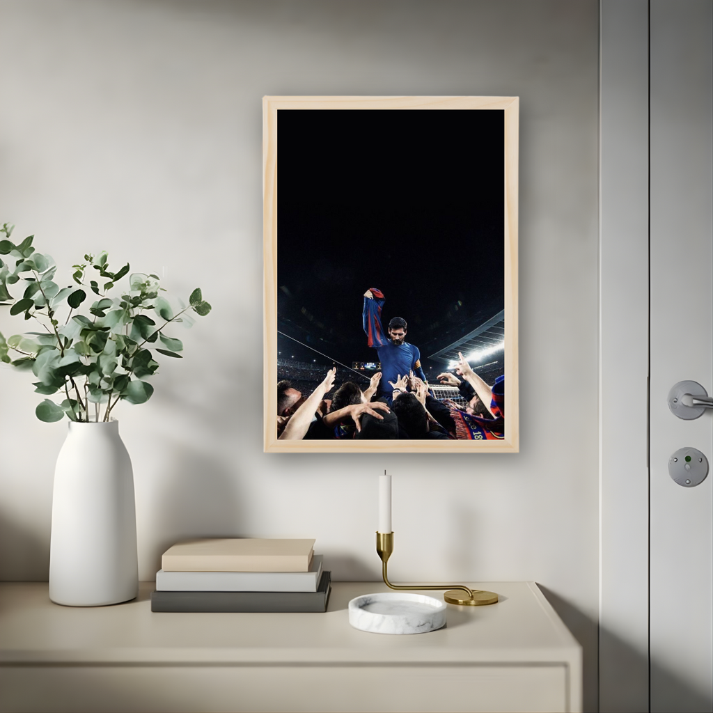 Lionel Messi Framed Print – Aesthetic Wall Decor