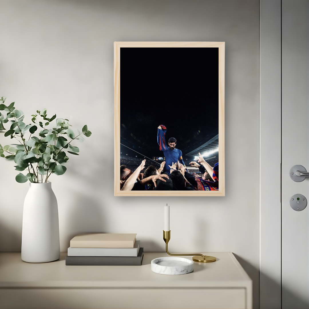 Lionel Messi Framed Print – Aesthetic Wall Decor