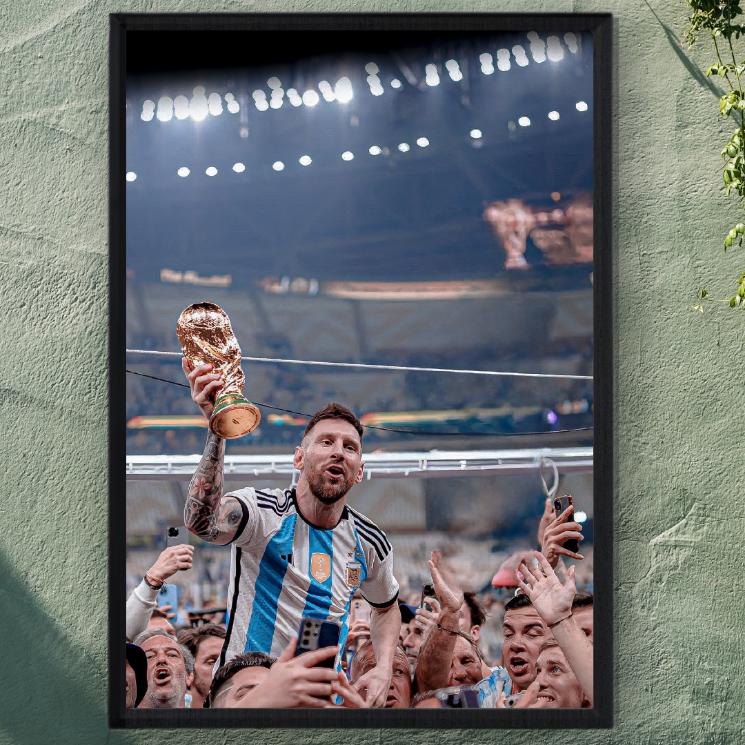 Lionel Messi Framed Print – Aesthetic Wall Decor