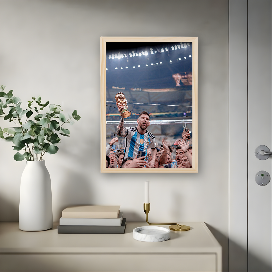 Lionel Messi Framed Print – Aesthetic Wall Decor