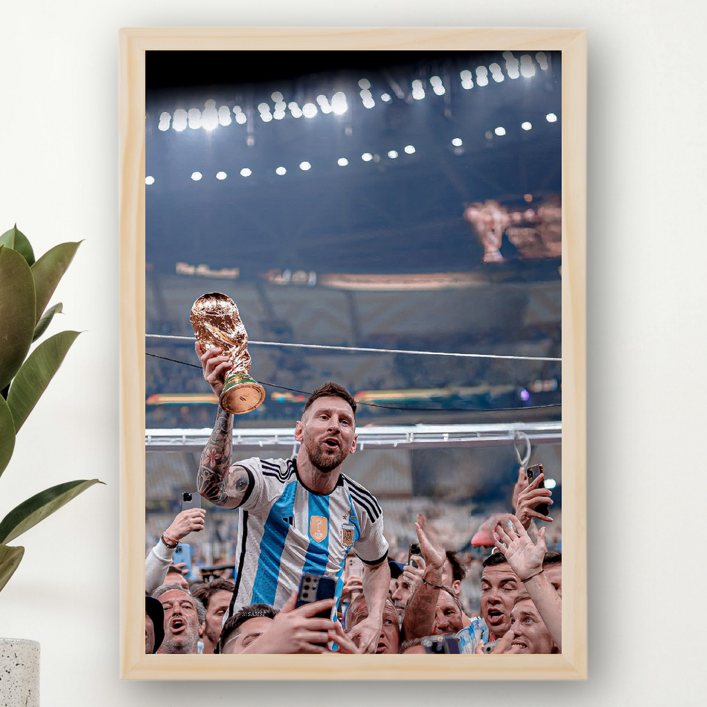 Lionel Messi Framed Print – Aesthetic Wall Decor