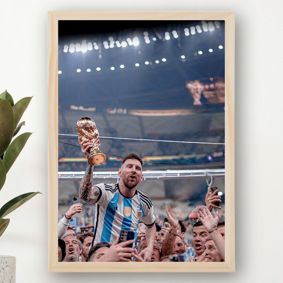 Lionel Messi Framed Print – Aesthetic Wall Decor