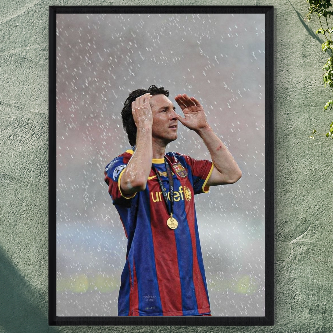 Lionel Messi Framed Print – Aesthetic Wall Decor