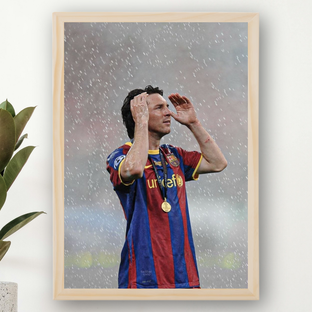 Lionel Messi Framed Print – Aesthetic Wall Decor