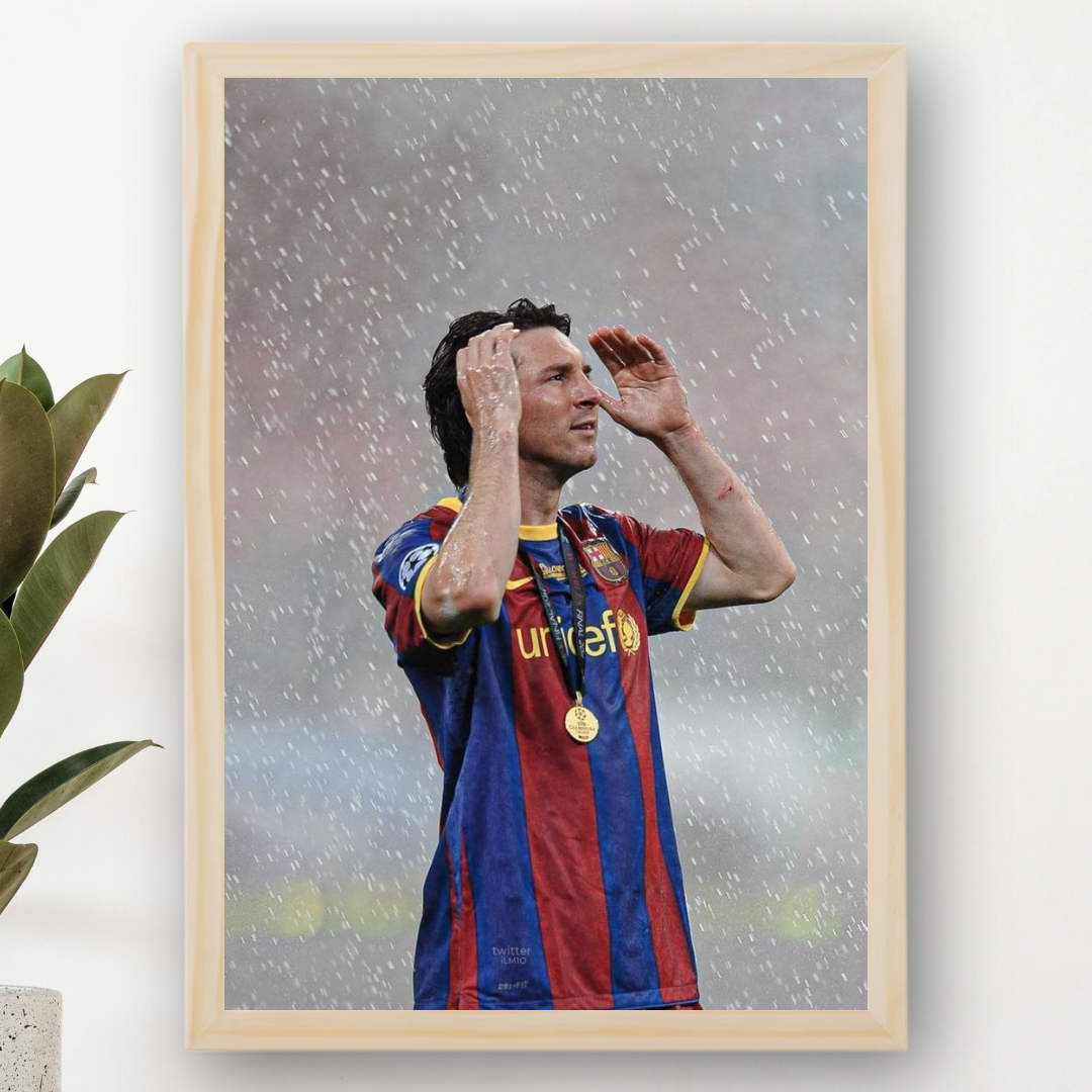 Lionel Messi Framed Print – Aesthetic Wall Decor