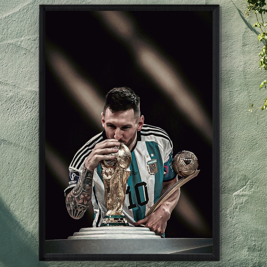 Lionel Messi Framed Print – Aesthetic Wall Decor