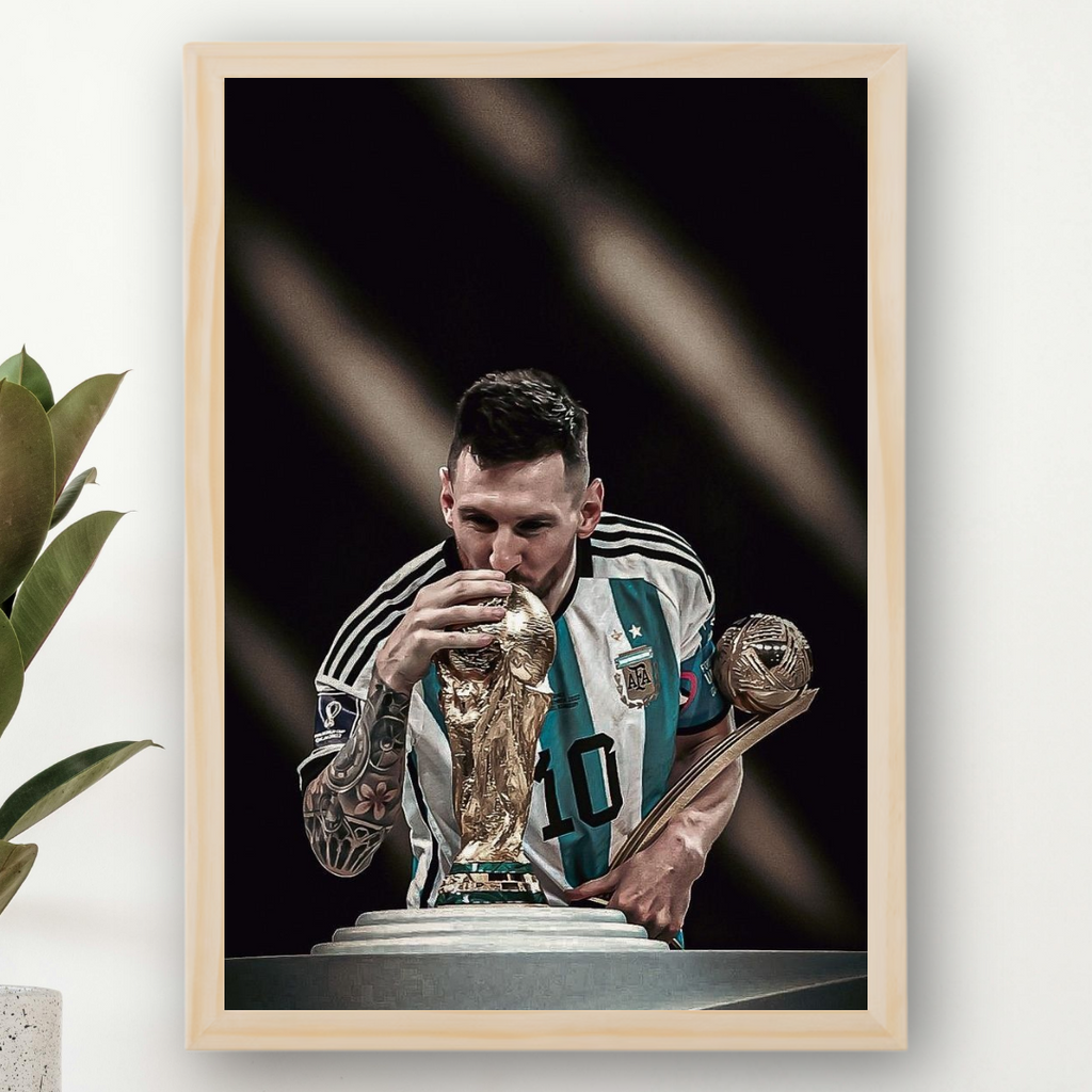 Lionel Messi Framed Print – Aesthetic Wall Decor