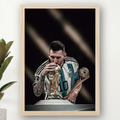 Lionel Messi Framed Print – Aesthetic Wall Decor