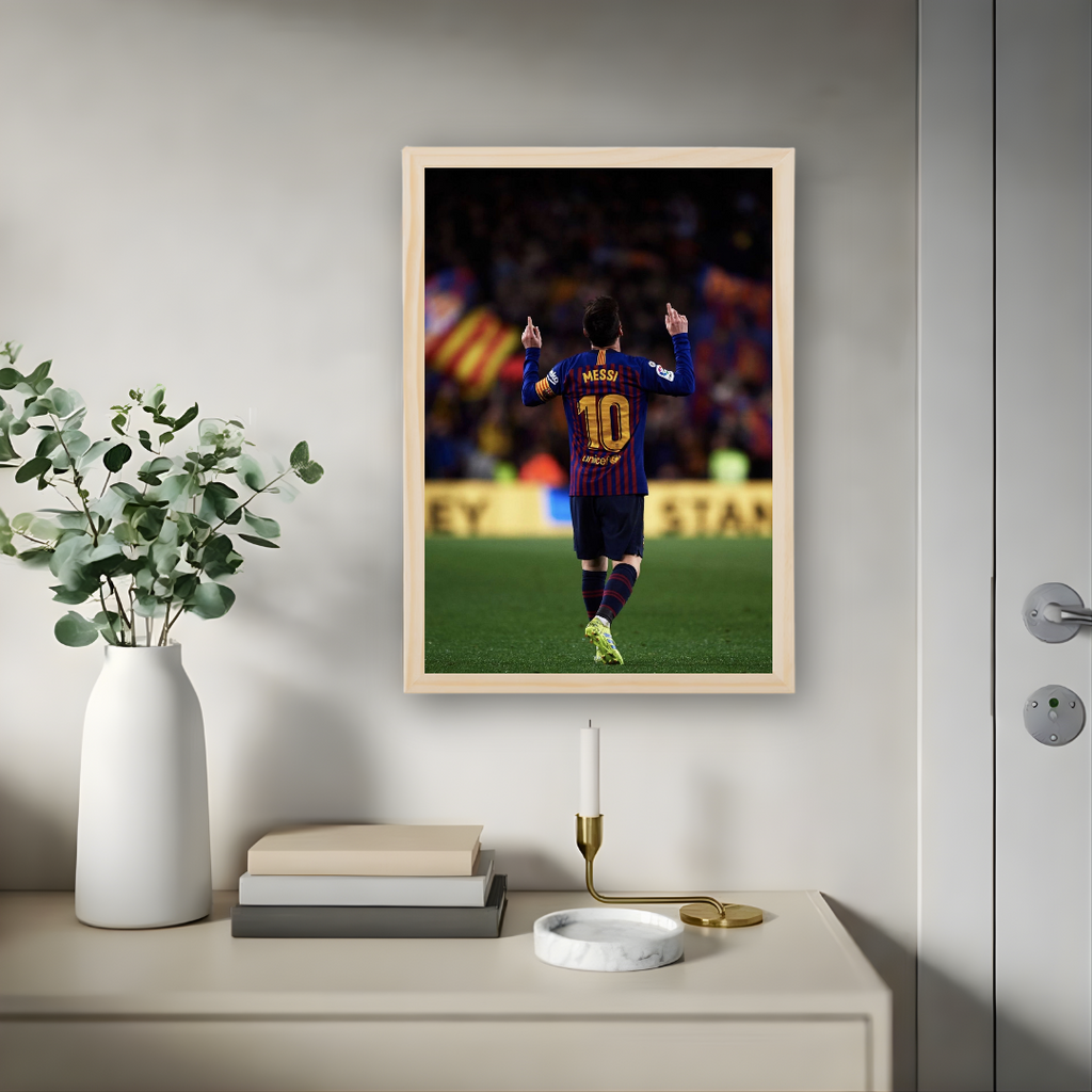 Lionel Messi Framed Poster – Premium Wall Art