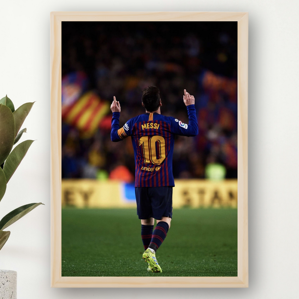 Lionel Messi Framed Poster – Premium Wall Art