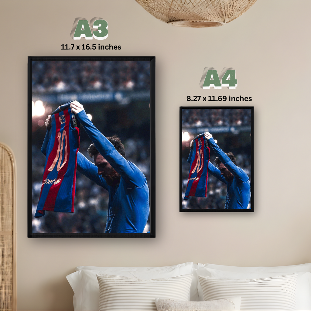 Lionel Messi Poster – Modern Room Decor