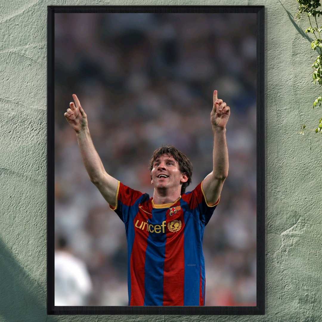 Lionel Messi Framed Print – Aesthetic Wall Decor