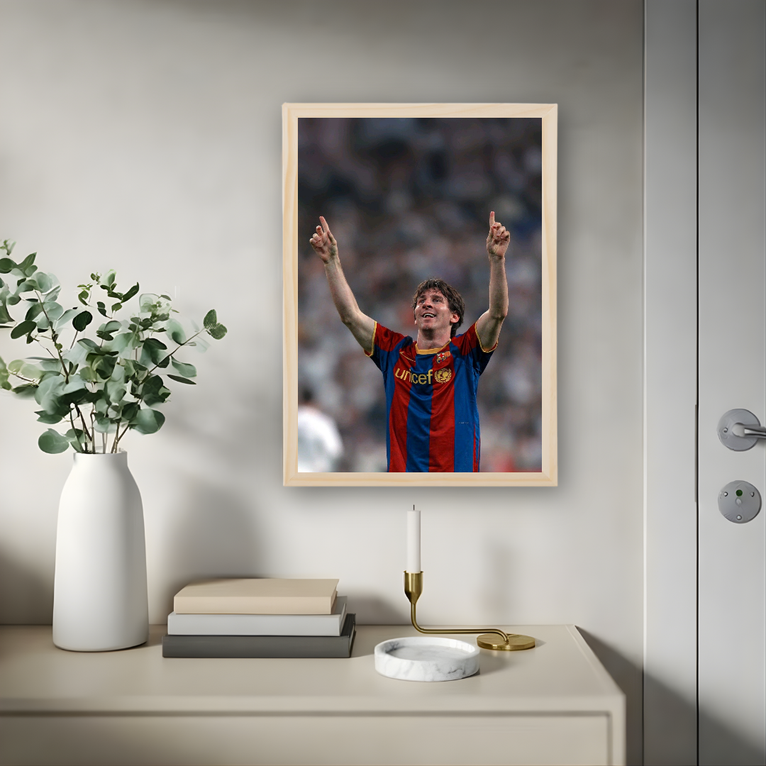 Lionel Messi Framed Print – Aesthetic Wall Decor