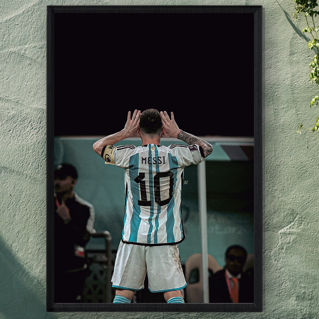 Lionel Messi Framed Print – Aesthetic Wall Decor