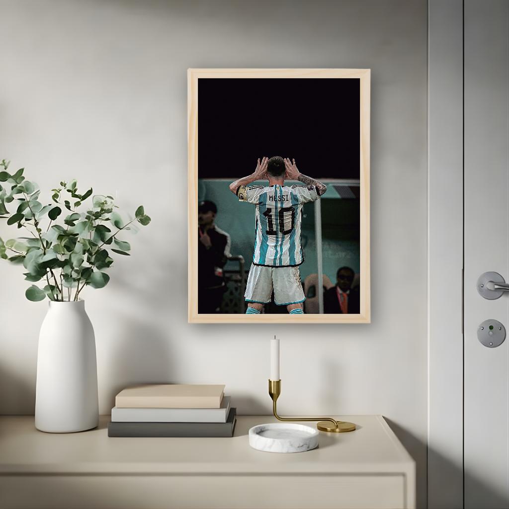 Lionel Messi Framed Print – Aesthetic Wall Decor