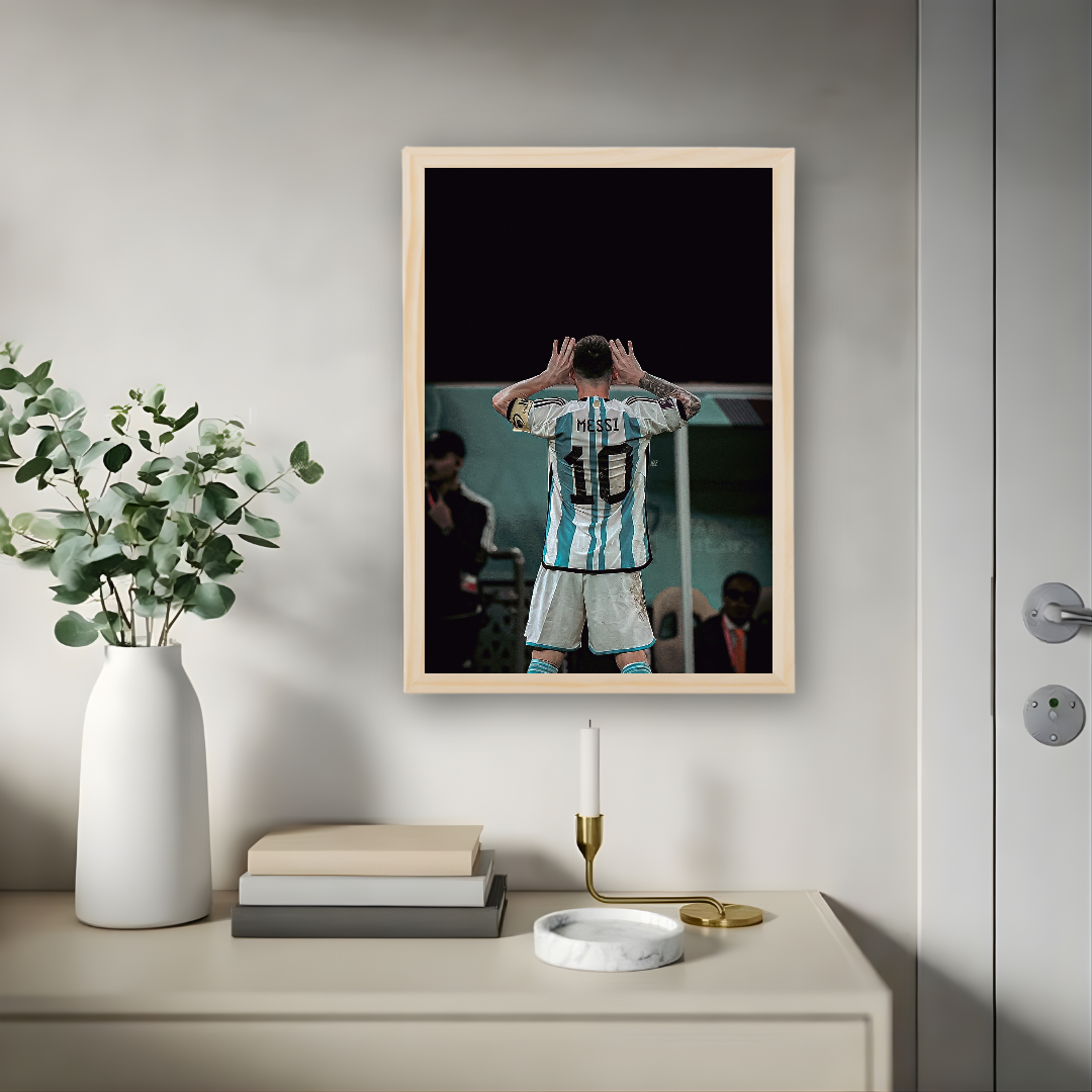 Lionel Messi Framed Print – Aesthetic Wall Decor