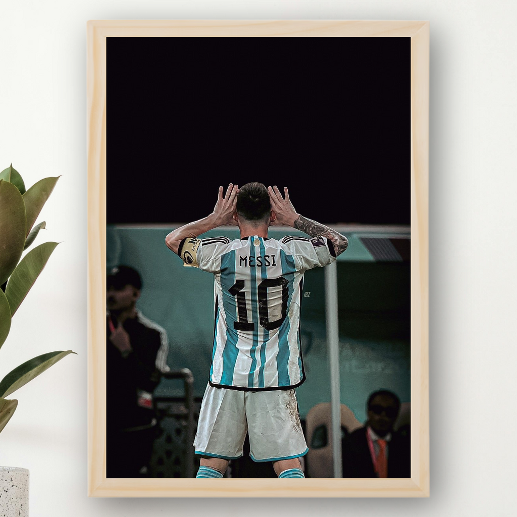 Lionel Messi Framed Print – Aesthetic Wall Decor