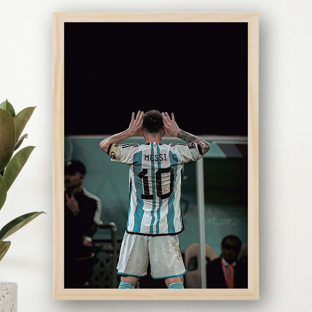 Lionel Messi Framed Print – Aesthetic Wall Decor