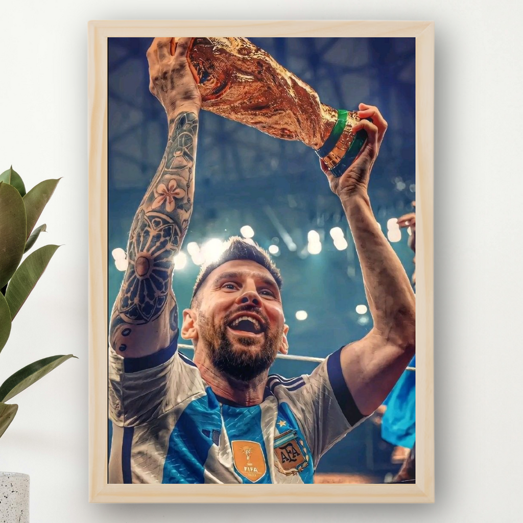 Lionel Messi Framed Poster – Premium Wall Art
