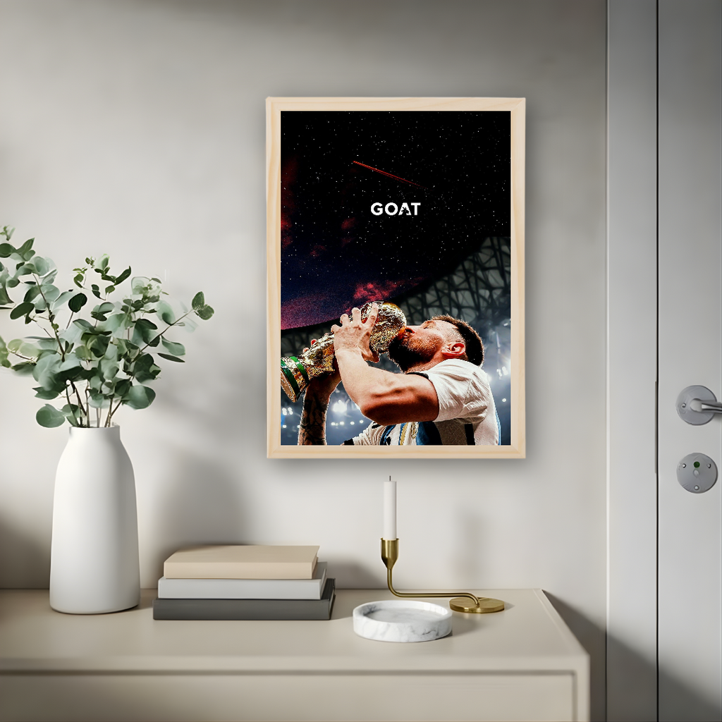 Lionel Messi Framed Print – Aesthetic Wall Decor