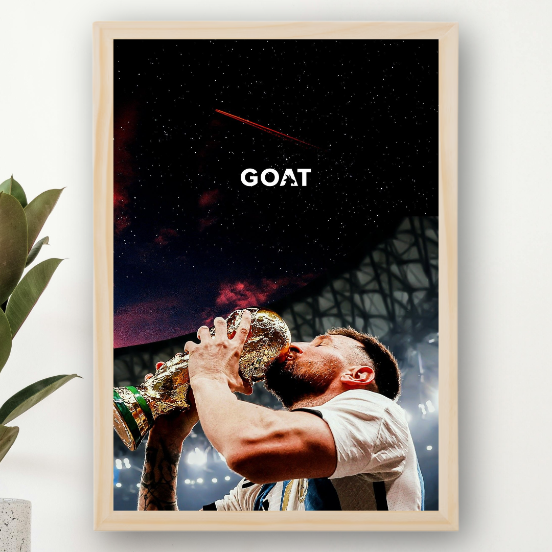 Lionel Messi Framed Print – Aesthetic Wall Decor