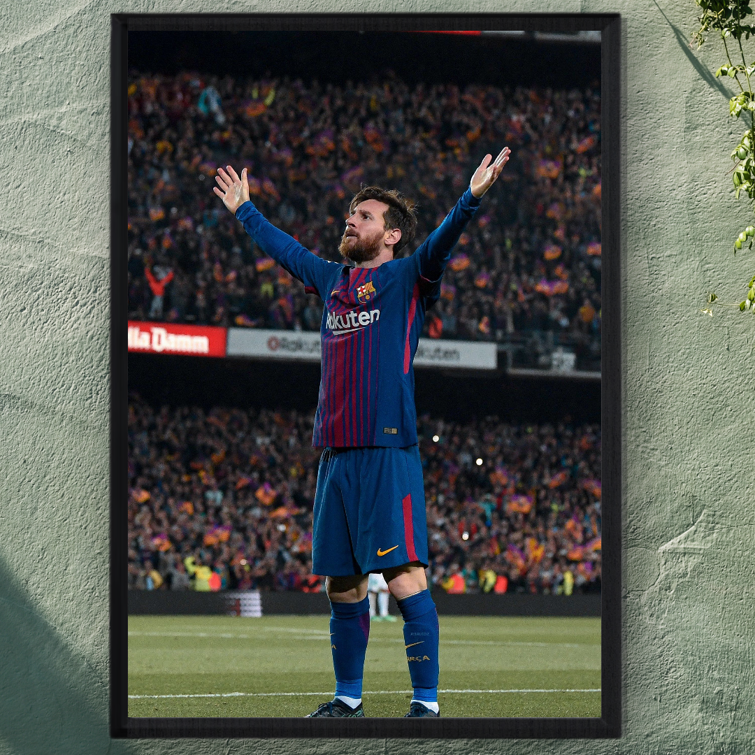 Lionel Messi Framed Print – Aesthetic Wall Decor