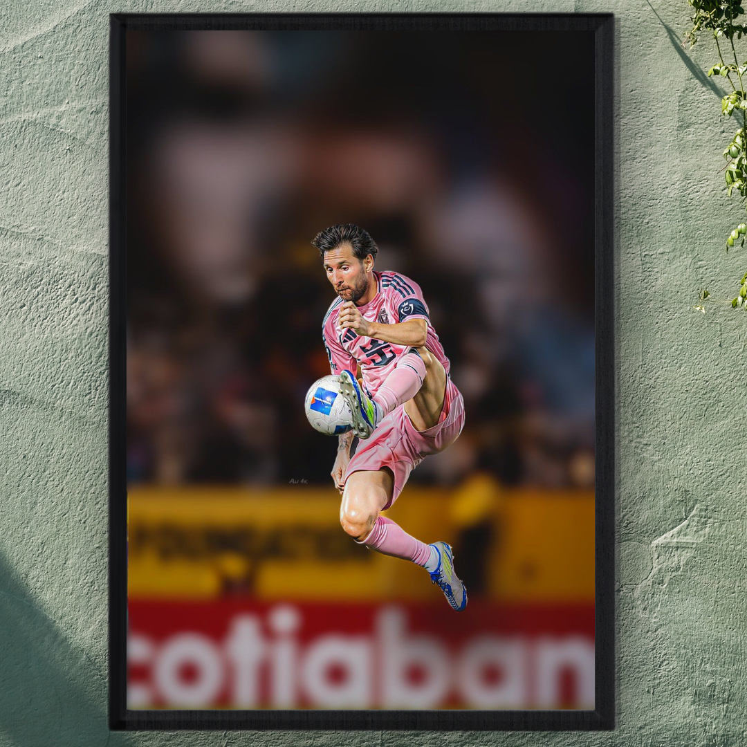 Lionel Messi Framed Print – Aesthetic Wall Decor