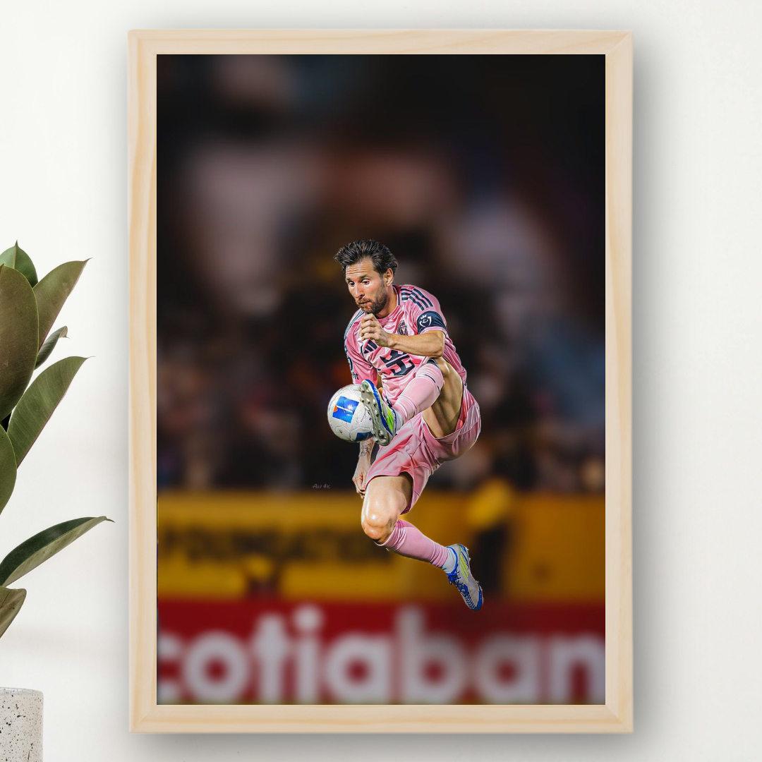 Lionel Messi Framed Print – Aesthetic Wall Decor