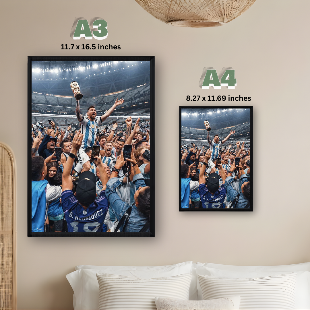 Lionel Messi Poster – Modern Room Decor